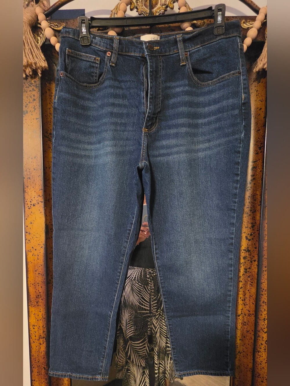 Universal Thread Dark Blue Straight Leg Jeans